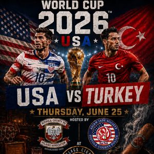 USA vs Turkey – FIFA World Cup 2026 Watch Party event images